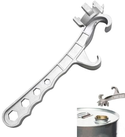 Paint Can Opener, Multifunctional Bucket Opener, Ergonomic Pail Opener Buckets Lid Wrench, Metal Can Opener Lid Remover Tool for Home, Industrial Use, and Projects
