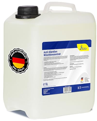 Mr. Perfect Anti-Giardien Wischkonzentrat 5L I Hocheffektives Giardien Desinfektionsmittel für alle Oberflächen I Schonendes Desinfektionsmittel für Giardien für den Haushalt