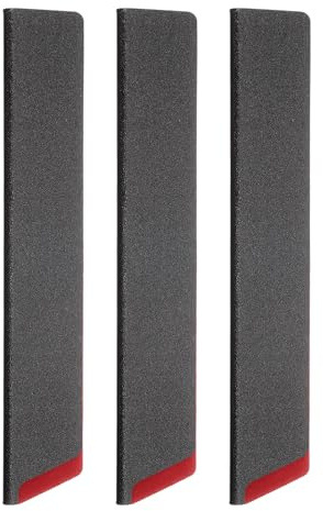 sourcing map 3Pcs Knives Edge Guard, 9.6x1.6 ABS Knife Cover Sleeves Blade Protector Universal Knife Sheath for Home Kitchen