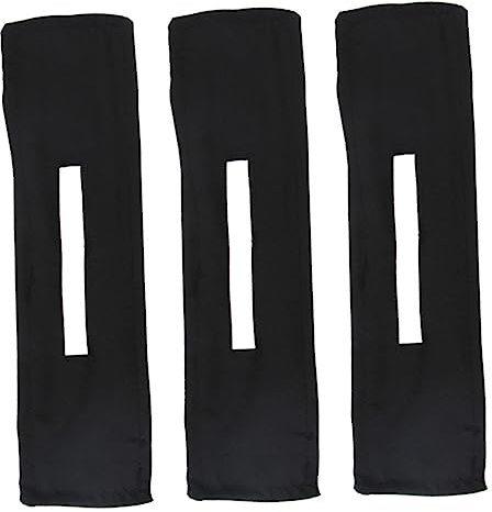 Healvian Bandeau pour Chignon Cheveux Femme Noir 3Pcs, Outil Confortable en Fer et Polyester pour Créer un Chignon Élégant et Facile, pour Femmes et Filles