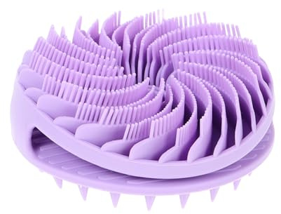 BIUDECO Doppelseitiger Silikon Körperpeeling Schwamm für Dusche Weicher Badeschwamm mit Tiefenreinigender Funktion und Tragbarem Design für Hauttypen