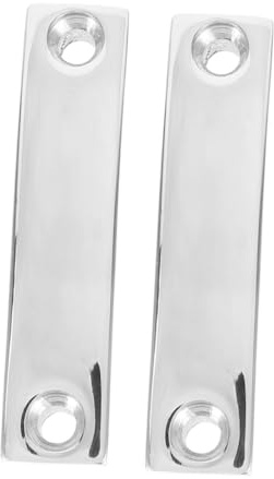 iplusmile 2 Piezas Stainless Steel Strap Clamp Plate For Use Heavy Duty Boat Webbing Anchor Bimini Bridge with Easy Deck Mounting