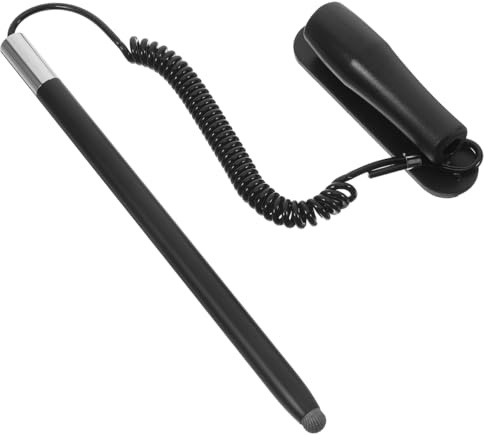 HOMSFOU Lápiz Capacitivo Universal Retráctil con Soporte De Resorte para Pantallas Táctiles Punta Precisa para Tabletas Smartphones Y Navegación En Coche