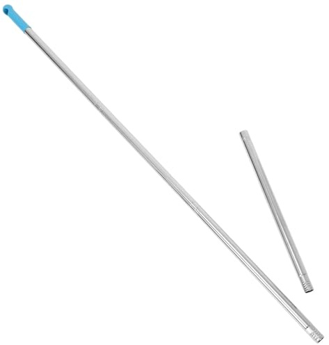 VERDANVERSE Mango de Escoba de Acero Inoxidable Grueso y Duradero, Varilla de 137 Cm, Mango de Repuesto para Limpieza de Pisos, 2 Piezas para Tareas Domésticas y Profesionales Color Aleatorio