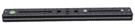 Mingzhe Dual Dovetail Long Extender Rail Sliding Plate Camera Tripod Precision Leveling 300mm