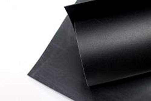 Worblas Black Art Platte Größe M (50x75cm Bastel Cosplay) thermoplastischer schwarzer Werkstoff