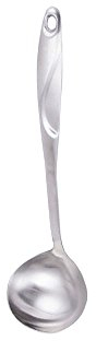 HENGRUI 18/10 Stainless Steel Cooking Tool Non-stick Pan kitchen Spoon Soup Ladle