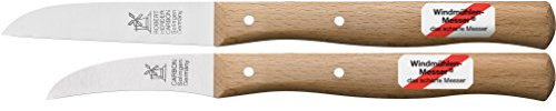 2er Set Gemüsemesser, kleines Küchenmesser, Schälmesser, Windmühlenmesser Klassiker klein