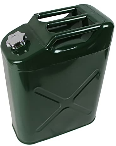 ZINIUKEJI 20L Automobile Baril De Rechange Antistatique Portable Vertical Épaissie Baril De Pétrole Bidon D'essence Réservoirs De Carburant Jerry Can - Approuvé Un & Certifié TUV