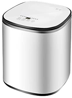 Lavatrice Ad Ultrasuoni Portatile Asciugatrice A Centrifuga Elettrico Basso Consumo Mini Elettrodomestici (Funzione ad Alta Temperatura,Bianco)