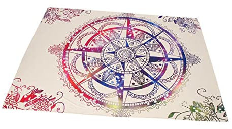 Zerodeko Yoga Matte Tapisserie Mandala-wandteppich Für Schlafzimmer Hippie-wandteppich Gobelin-mandala Boho-wandteppich Pfauenteppich Meditationsteppich Yoga-essen Drucken Wandbehang
