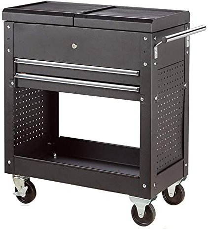 XNZJHPP Chariot à Outils, Armoire en Fer Blanc, Chariot à Outils de réparation Automobile, établi de Tatouage, coffres à Outils d'atelier