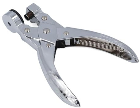 Perforatore a Foro Singolo, Perforatore Portatile a Forma di Cerchio per Carichi Pesanti con Struttura in Lega di Zinco, Pinza Perforatrice Girevole Portatile (8mm)