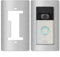iSecur Placa Compatible con Timbre Ring a batería de Acero Inoxidable I Timbre de vídeo 2.ª generación 3 Plus 4 (2024) I Placa para Timbre I 90 x 160 mm I Placa para estación de Puerta I az167