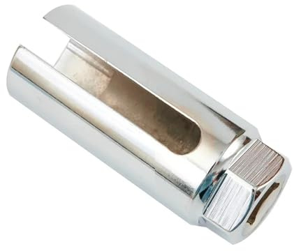 XRMXF Douille pour capteur d'oxygène (SW 22 mm) Entraînement 3/8 Long Insert de sonde lambda Douille fendue 8 mm