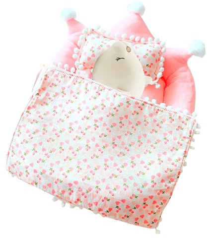 Accessoires de literie pour poupées avec Oreiller et Couverture | Jouet décoratif pour Filles et