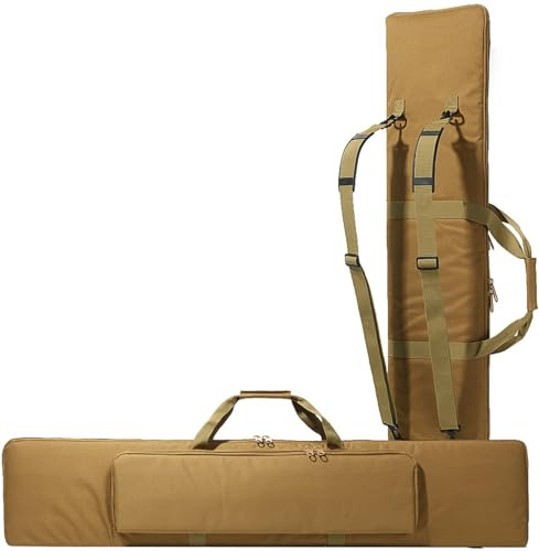BALAMLB Maletin Arma Larga,Rifle Fusil Airsoft Táctica Fundas, Fundas para Escopetas De Caza,Bolsa De Transporte Vaina para Caza,Disparandoadecuada como Regalo para Coleccionistas De Armas A,120cm