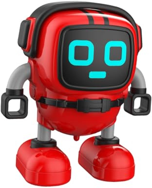FUNNETOYU Robot da Battaglia Giroscopico per Bambini Giocattolo Educativo Modalità in Piedi e Indietro Auto a Carica Automatica Design Staccabile Materiale Abs