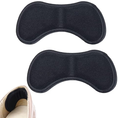 Heel Pad - Struttura flessibile in silicone, inserti per cuscinetti del | tallone, riduttore di misura delle scarpe | design leggero con funzione di presa ammortizzante, perfette per scarpe larghe da