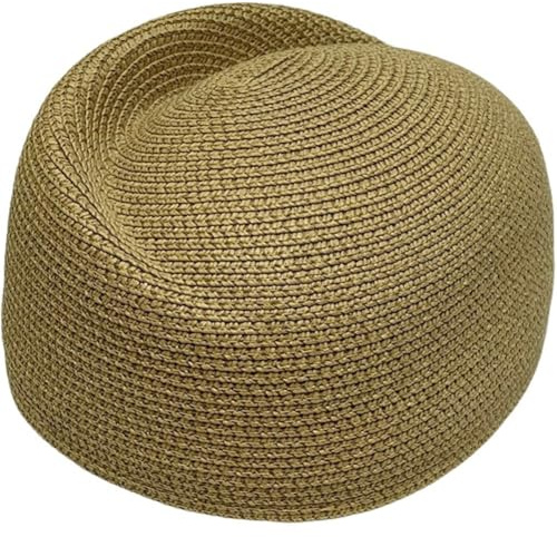Dinntty Béret en Paille pour Femme, Béret Français, Chapeau De Peintre, Chapeau De Chapellerie, Bibi, Chapeau De en Paille Tressée, Chapeau De D'été Décontracté