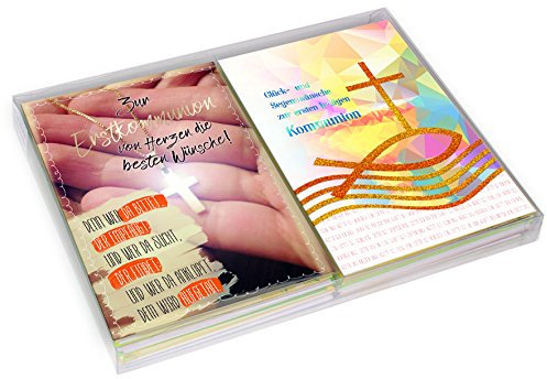 Paperstyle 12-0030 Grußkarten Set 30er Box Kommunion inklusive Umschlag