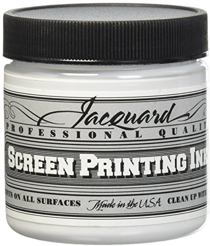 Jacquard screentryck bläck, super ogenomskinlig vit, 113 ml