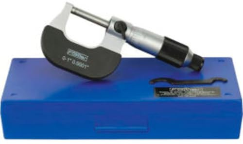 Fowler 52-229-201-0 Swiss Style Outside Micrometer with 0-1 Measuring Range