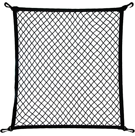 LANCO Automotive LI-0018 Premium Kofferraum Netz Super Elastisch | in Erstausrüster-Qualität | Made in EU, Schwarz