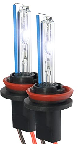 XtremeVision HID Xenon Replacement Bulbs - H11 6000K - Light Blue (1 Pair)