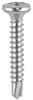 Timco 136SS Edelstahl Selbst Bohrer PVC Reibung Schraube 3,9 x 19 – (Box von 1000)