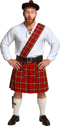Fiestas Guirca Kostüm Mann schotte grÖsse l