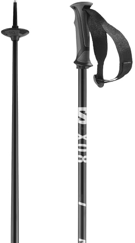 Salomon X 08 aluminiumskidstavar och vintersportstavar unisex, lätta, ergonomisk greppkänsla, anpassad till skiddesignen från X-Drive och X MAX