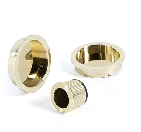 Jdell Set maniglia e unghia per porte scorrevoli finitura oro