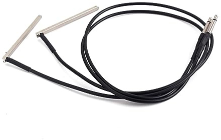 Varilla de Captación Piezoeléctrica Negra 2 Piezas para Guitarra