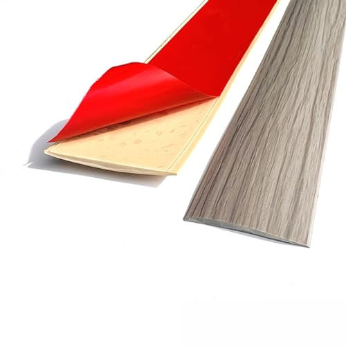 Selbstklebende Fußbodenübergangsstreifen, Türrahmen, Laminatfußboden Lückenabdeckung, 1m Schwellenstreifen zum Verbinden von Fußboden-Teppichfliesen (Color : B)