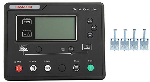 LCD-Display-Controller-Modul für Elektronischen Generator mit Leistungsüberwachung und AMF-Funktion, 8 Sprachen, Hintergrundbeleuchtung und Drucktastenbedienung