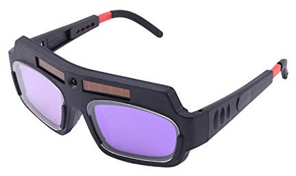 Sujurio 1 stück solar betriebene auto verdunkelung schweißmaske helm brille schweißer brille arc anti-shock linse für augenschutz