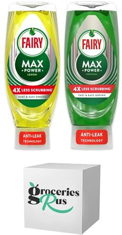 Fairy Liquid Max Power 640 ml Kit Original & Zitrone I je 1 Stück