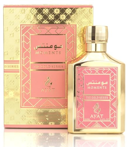Ayat Perfumes Moments - Luxurious Arabian Perfume for Women | Tuberose Jasmine Vanilla Notes | Crafted in Dubai | 100ml Eau de Parfum | Long Lasting Oriental Floral Scent | Premium Fragrance