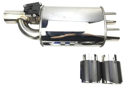 Autozubehör Auspuffrohr Schalldämpfer Elektrisches Ventil Schalldämpfer Endrohr Kompatibel for BMW E46 E60 E90(63mm)
