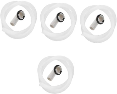 SEWOART Manguera De Drenaje para Aire Acondicionado Portátil (4 Unidades 1 M De Longitud Ajuste Universal 20 Mm De Conexión Tubo De Plástico Resistente)