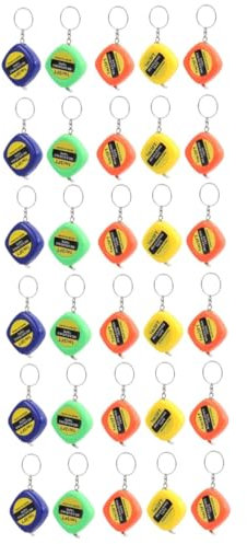Hoement 30pièces Ruban Rétractable Avec Porte-clé Mesure Pratique Pour Adultes Pour Couture Et Bricolage