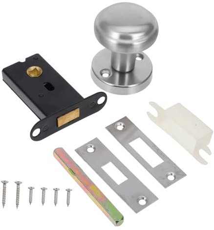 DOITOOL Cerradura De Puerta Invisible Para Pasillo Interior De Acero Inoxidable Cerradura Sin Llave Juego De Pomos Para Puerta De Paso Cerrojo Para Dormitorio