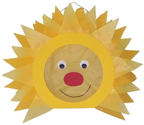 Prell Laternen Bastelset Sonne, 4 Stück