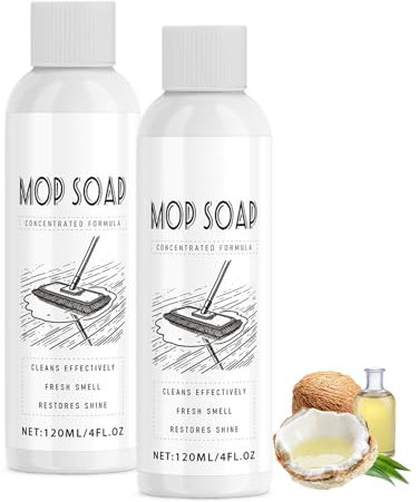 Fleckenentferner Bodenreiniger,Multi-Purpose Floor Cleaner, Mop Soap For Floor Cleaning 120ml Bodenreiniger für alle Wischroboter Parkettreiniger Reinigungsmittel für Boden Parkett Fliesen (2)