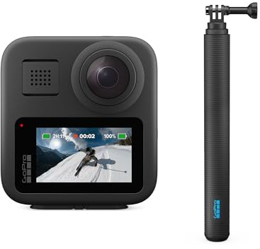 GoPro MAX 360 Action-Kamera + Verlängerungsstange (1,2 m)