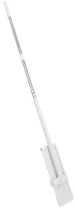 Mikinona Serpillière Microfibre Blanche 35cm avec 2 Coussinets Lavables, Balai Rotatif 360 Degrés pour Nettoyage Humide et Sec des Sols Domestiques