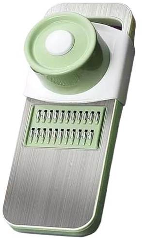 Cortador de verduras, cortador de verduras multifuncional, picador manual de alimentos con 6 cuchillas, de patatas que ahorra tiempo para patatas, zanahorias, calabacines, cebollas, utensili