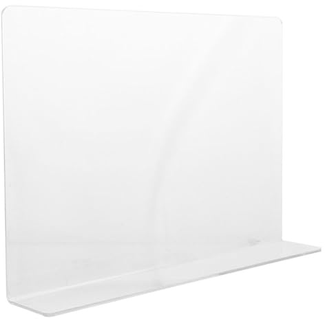 CRAFTHROU Paraschizzi Protezione Paraschizzi in Acrilico Rettangolare Lavandino Cucina e Mantenere Pulito L'ambiente Superficie Liscia per Evitare Schizzi d'Acqua per Cucina e Bagno