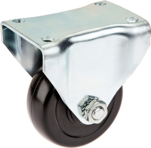 Steelex D4174 3” Hard Rubber Fixed Caster (fits SHOP FOX D2260A/D2057A Mobile Bases)
